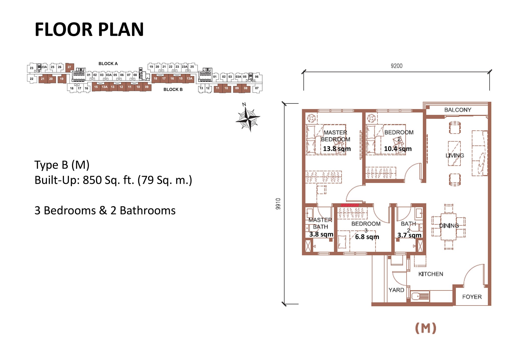 MH Platinum 3 Layout Plan